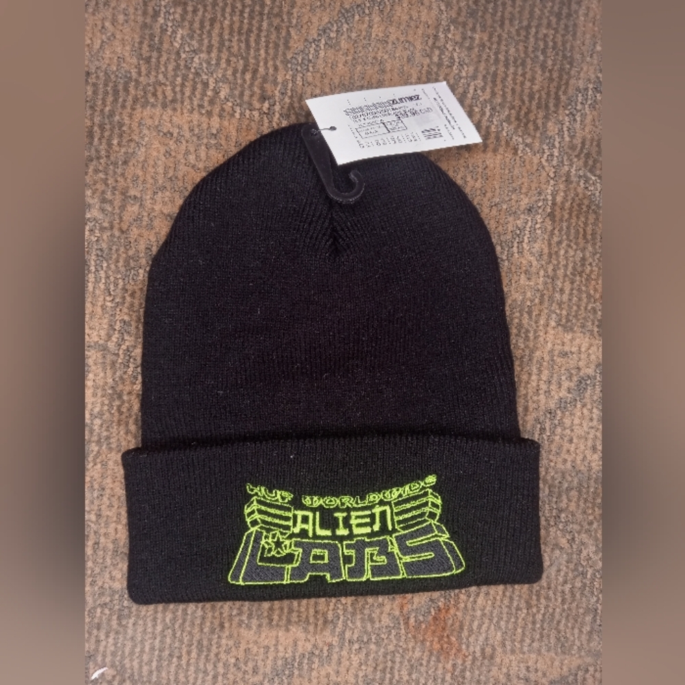 Huf x Alienlabs Black Beanie / Toque
